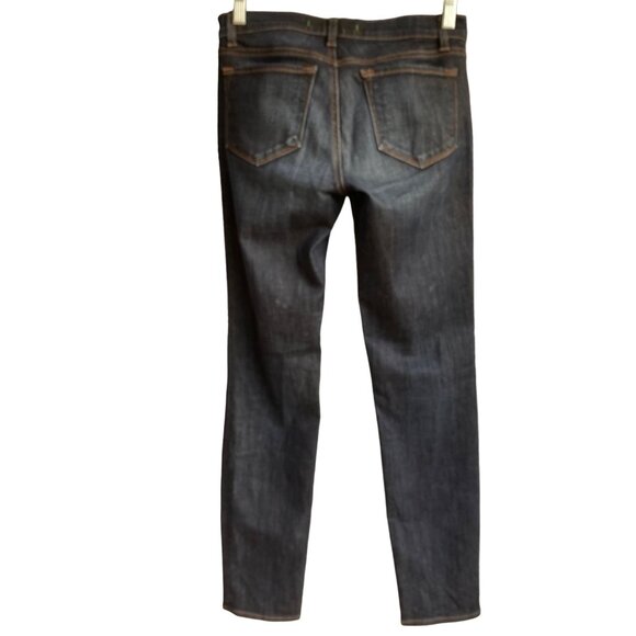 J Brand Enchanted Skinny Jeans Size 26 Dark Wash Mid Rise Tapered Leg 8110212 - Picture 2 of 13